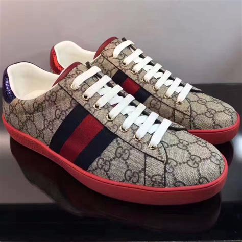 gucci ace sneaker herren|Gucci men's supreme sneakers.